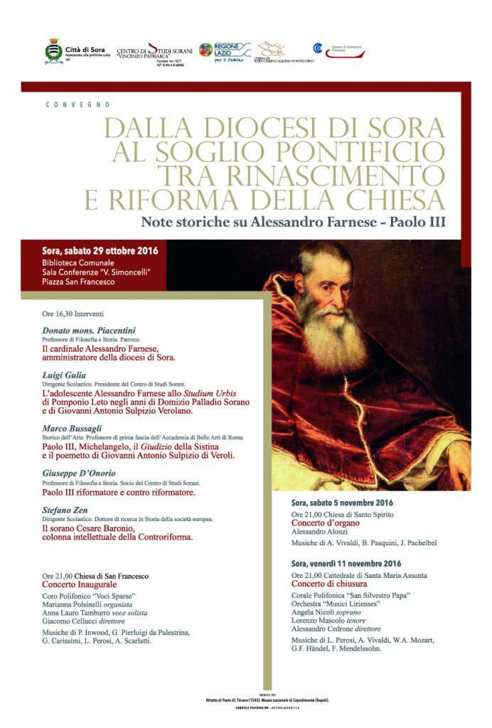 convegno paolo iii farnese - locandina