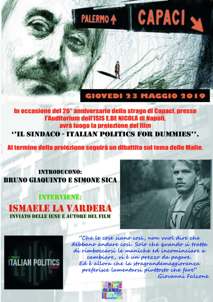 copertina film il sindaco - italian politics for dummies